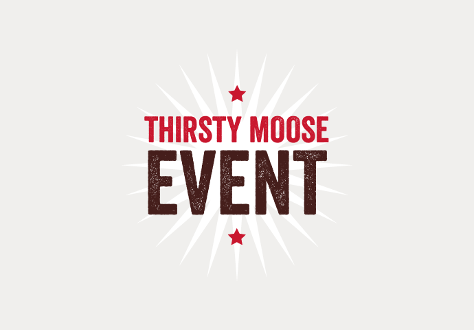 Thirsty moose event graphic