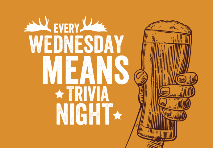 Wednesday means trivia night graphic