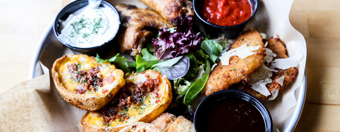 loaded baked potato skin